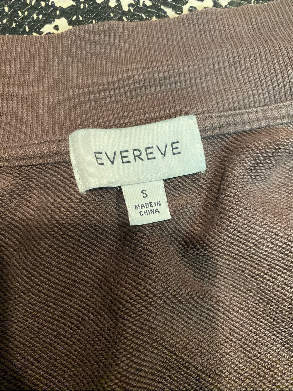 EVEREVE JORDAN PUFF SLEEVE SHORT SLEEVE FULL ZIP TOP JACKET COCOA BROWN SZ SMALL - Picture 8 of 9